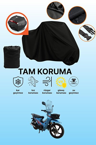 dokaca قماش دراجة نارية متوافق مع أباتشي ميرا متوافق مع الحقيبة الخلفية السوداء