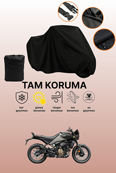 dokaca حقيبة خلفية سوداء وقماش دراجة نارية متوافق مع Husqvarna Svartpilen 125