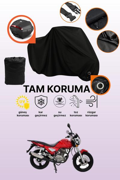 dokaca حقيبة خلفية سوداء وقماش متوافق مع قفل مونديال 150 MCX Roadracer متوافق...