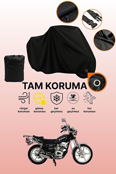 dokaca Mondial 125 Kt Compatible Motorcycle Tarpaulin Compatible with Black Lock