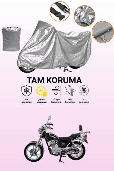 dokaca Gray Tail Bag and Lock Incompatible Mondial 150 Kt Compatible Motorcyc...