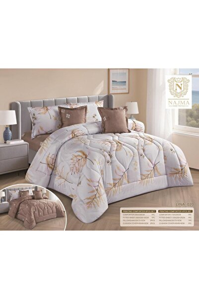 NAJMA Luxurious double-sided microfiber bedspread set, 8 pieces, 250*230 cm