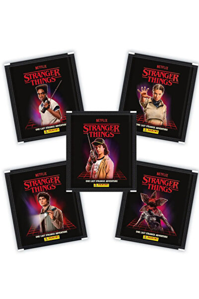 Next Plus Lisanslı Panini Stranger Things One Last Strange Adventure Stickers...