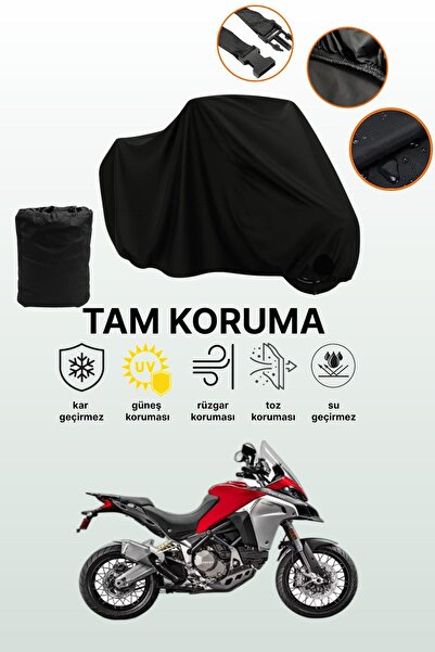 dokaca حقيبة خلفية سوداء وقماش دراجة نارية متوافق مع دوكاتي مولتيسترادا 1200 ...