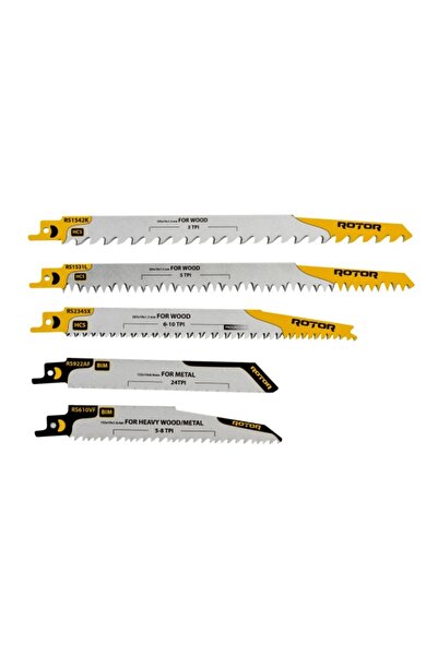 Rotor RSS 2 Set 5 Saw Blades for Wood/Metal