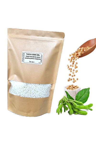 YUCCA Natural Soy Wax and Paraffin for Containers, ENW231L