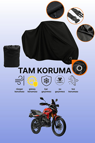 dokaca Motolux Cortado 200 Compatible Motorcycle Tarpaulin Compatible with Bl...