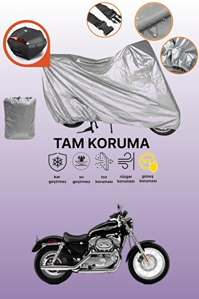 dokaca حقيبة خلفية رمادية متوافقة مع قماش المحرك المتوافق مع هارلي ديفيدسون س...