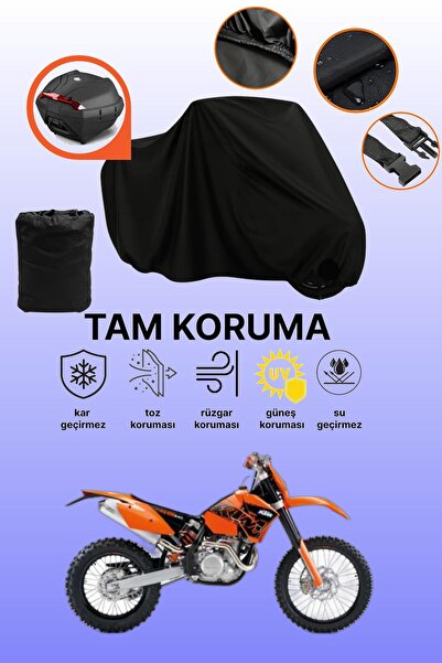 dokaca حقيبة خلفية سوداء متوافقة مع قماش الدراجات النارية المتوافق مع KTM 450...