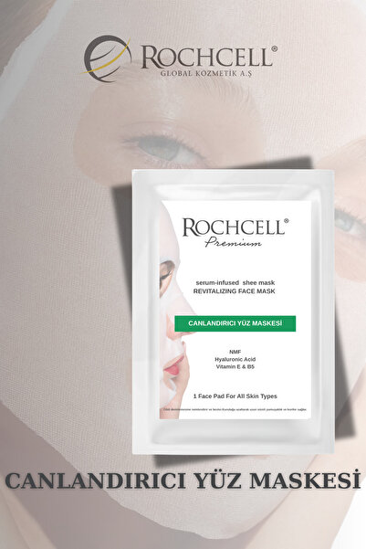 Rochcell CANLANDIRICI YÜZ MASKESİ (TEK KULLANIMLIK )
