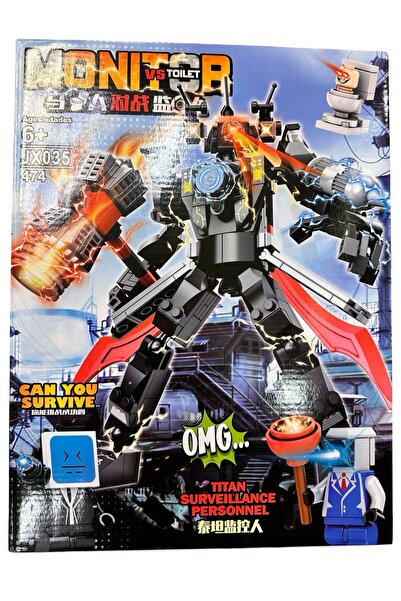 JPT Titan Robot Construction Set - 474 Pieces, Age 6+