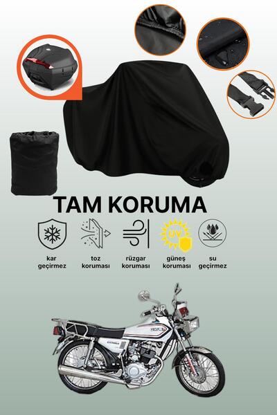 dokaca حقيبة خلفية سوداء متوافقة مع قماش الدراجات النارية Kuba Chita 100R Max...