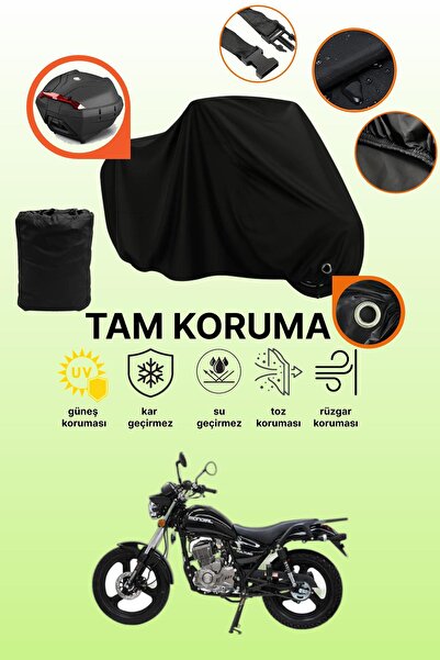 dokaca حقيبة خلفية سوداء وقماش متوافق مع قفل مونديال فولتشر I-E للدراجات النارية