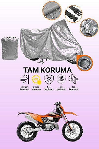 dokaca غطاء محرك متوافق مع KTM 300 EXC متوافق مع غطاء المحرك باللون الرمادي
