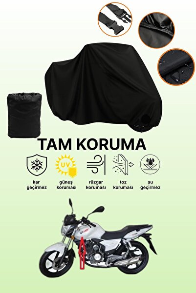 dokaca Black Tail Bag and Lock Mismatched Rks Titanic 150-R Compatible Motorc...