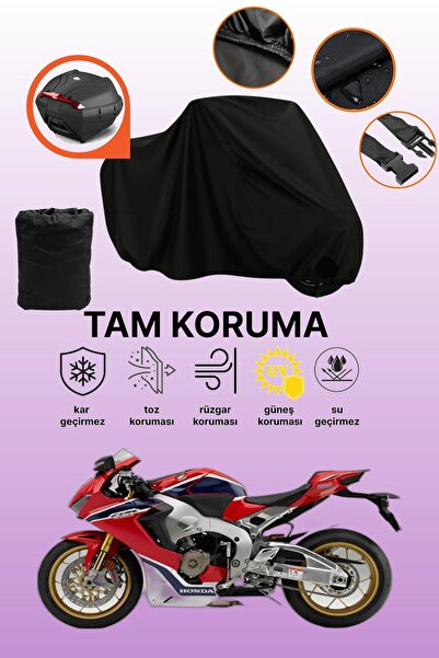 dokaca حقيبة خلفية سوداء متوافقة مع دراجة هوندا CBR 1000 RR-R فايربليد SP، مظ...