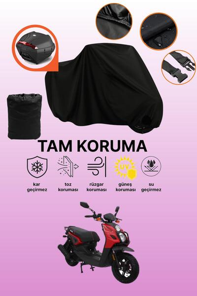 dokaca Mondial 150 Argent Compatible Motorcycle Tarpaulin Compatible with Bla...