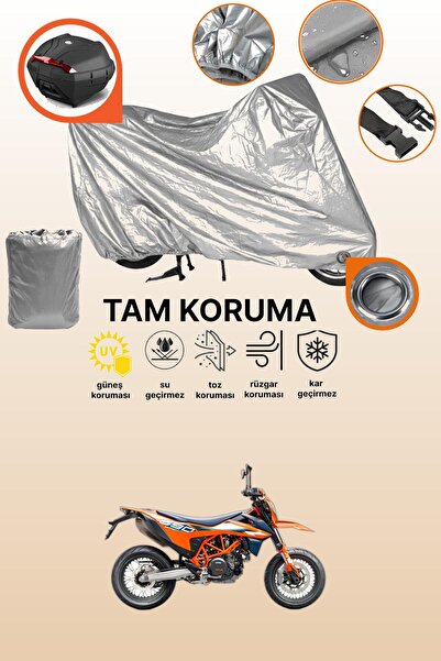 dokaca حقيبة خلفية رمادية اللون ومتوافقة مع قماش الدراجة النارية KTM 690 SMC ...