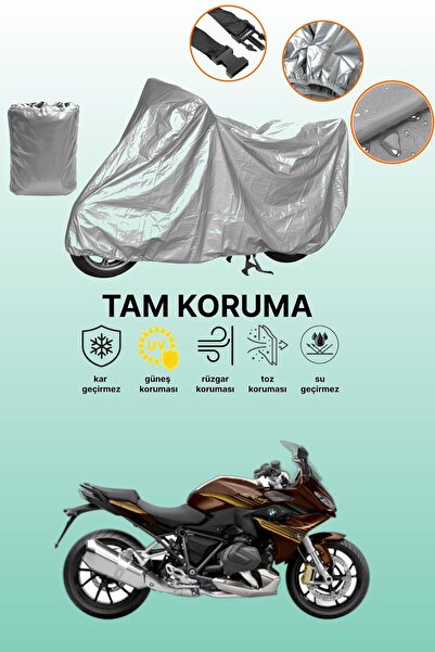 dokaca حقيبة خلفية وقفل باللون الرمادي لا يتناسبان مع BMW R 1250 RS، قماش متو...