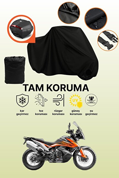 dokaca حقيبة خلفية سوداء متوافقة مع قماش الدراجات النارية المتوافق مع KTM 790...