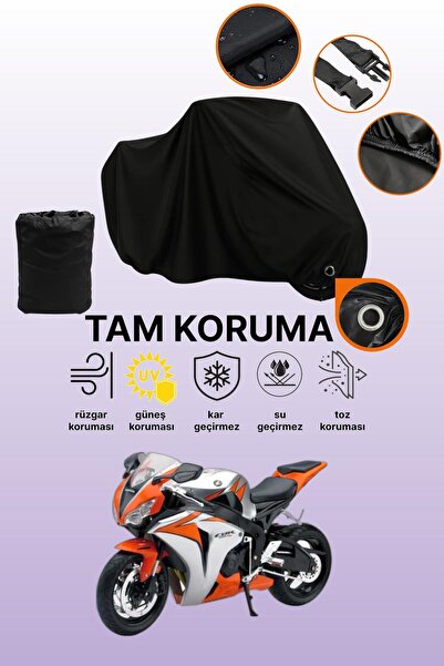 dokaca مظلة دراجة نارية متوافقة مع هوندا CBR 1000 RR متوافقة مع قفل أسود