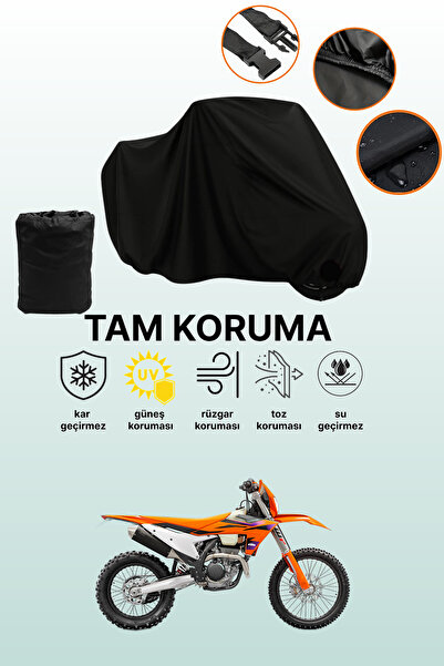 dokaca حقيبة خلفية سوداء وقفل غير متوافقة مع KTM 250 EXC، قماش متوافق مع الدر...