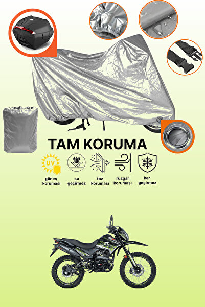dokaca Gray Tail Bag and Lock Compatible Rks Xvr250 Compatible Motorcycle Tar...