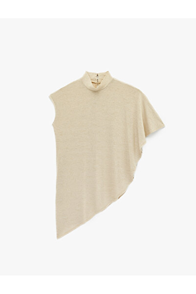 Koton Bluză asimetrică guler rotund cu croială largi, fără mâneci