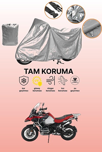 dokaca حقيبة خلفية رمادية اللون وقفل غير متوافقة مع BMW R 1200 GS Adventure م...