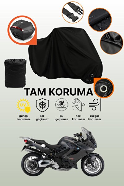 dokaca Black Rear Bag and Lock Compatible Bmw F 800 Gt Compatible Motorcycle ...