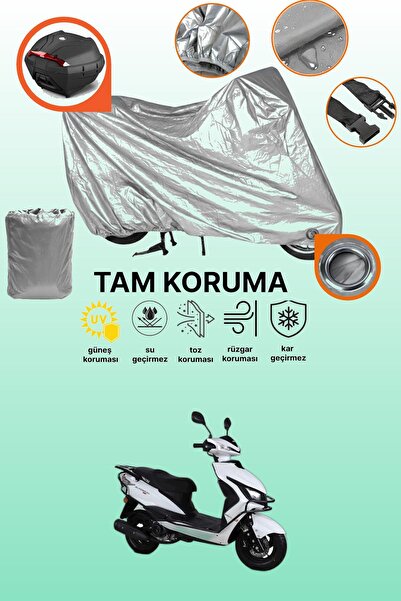 dokaca Gray Tail Bag and Lock Compatible Rks Blazer 50 Compatible Motorcycle ...