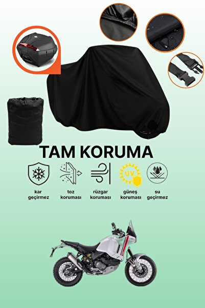 dokaca غطاء دراجة نارية متوافق مع دوكاتي ديزرت إكس متوافق مع الحقيبة الخلفية ...