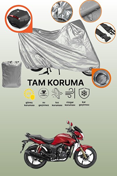 dokaca حقيبة خلفية رمادية اللون ومتوافقة مع قماش دراجة نارية متوافق مع هيرو هانك