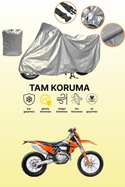 dokaca حقيبة خلفية رمادية اللون وقماش دراجة نارية متوافق مع KTM 530 EXC