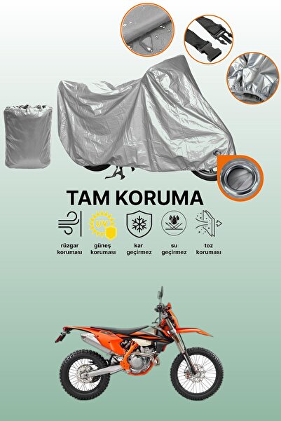 dokaca غطاء محرك متوافق مع KTM 250 EXC-F متوافق مع غطاء المحرك باللون الرمادي
