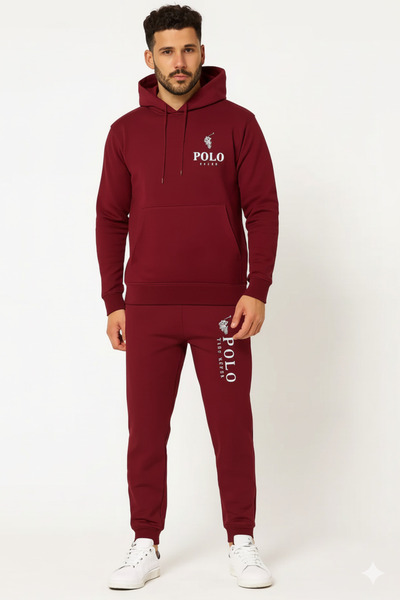 STITCH by MH Men’s Polo Tracksuit – Hoodie & Joggers Set