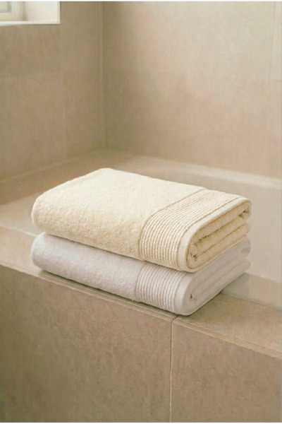 Motif Mağaza -Defoludur- 2'li Banyo Havlusu Seti Kadın-Erkek 85x150 Cm %100 P...