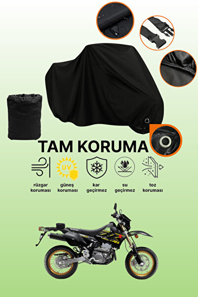 dokaca مظلة دراجة نارية متوافقة مع سوزوكي DRZ400 SM متوافقة مع القفل الأسود