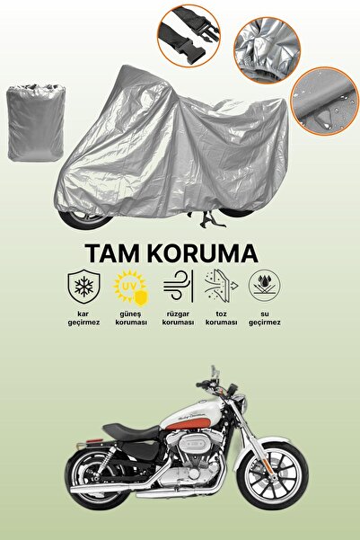 dokaca Gray Tail Bag and Lock Mismatched Harley-Davidson Sportster Superlow X...