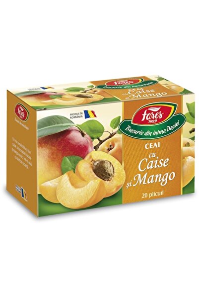 Fares Ceai cu caise și mango, 20 de pliculețe,