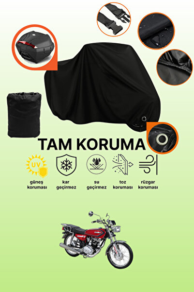 dokaca حقيبة خلفية سوداء وقماش دراجة نارية متوافق مع قفل Kuba Cheetah 50R Gold