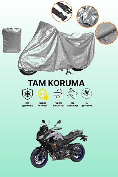 dokaca حقيبة خلفية رمادية اللون وقماش متوافق مع دراجة نارية ياماها تريسر 900