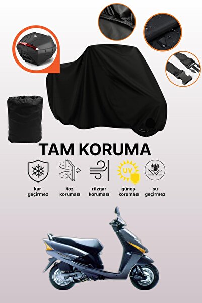 dokaca قماش دراجة نارية متوافق مع هوندا بيت متوافق مع الحقيبة الخلفية السوداء