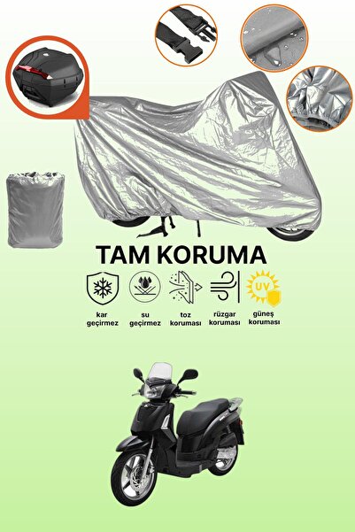 dokaca غطاء محرك متوافق مع Kymco People S 200 متوافق مع الحقيبة الخلفية باللو...