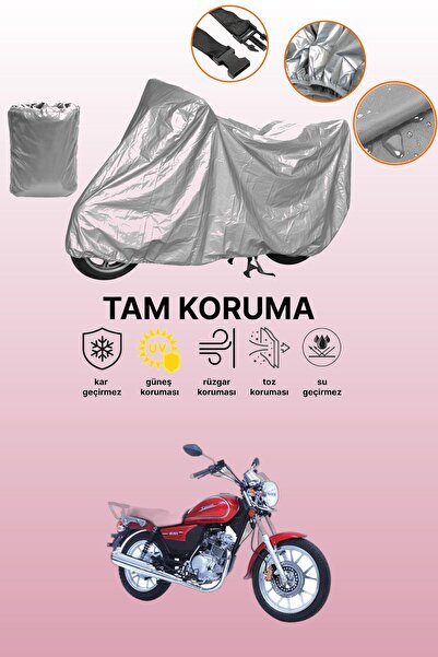 dokaca حقيبة خلفية رمادية وقماش دراجة نارية متوافق مع كانوني بورا 125