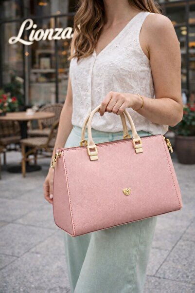 DSN ROSA ŞIK VE GENİŞ ÇANTA