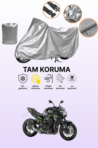 dokaca حقيبة خلفية رمادية اللون وقماش دراجة نارية متوافق مع كاواساكي Z 900