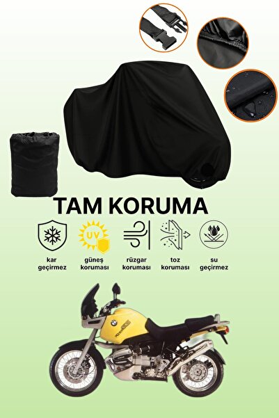 dokaca حقيبة خلفية سوداء وقفل غير متوافقة مع BMW R 1100 GS متوافقة مع قماش ال...