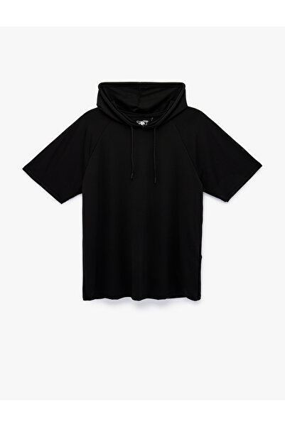 Koton Comfortable Fit Short Sleeve Hooded Sports T-Shirt