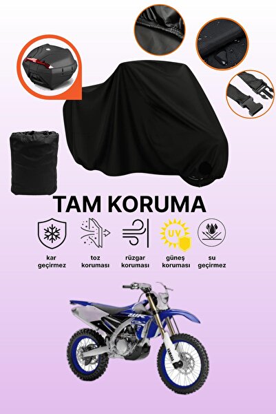 dokaca حقيبة خلفية سوداء متوافقة مع ياماها WR 450 F، قماش متوافق مع الدراجات ...
